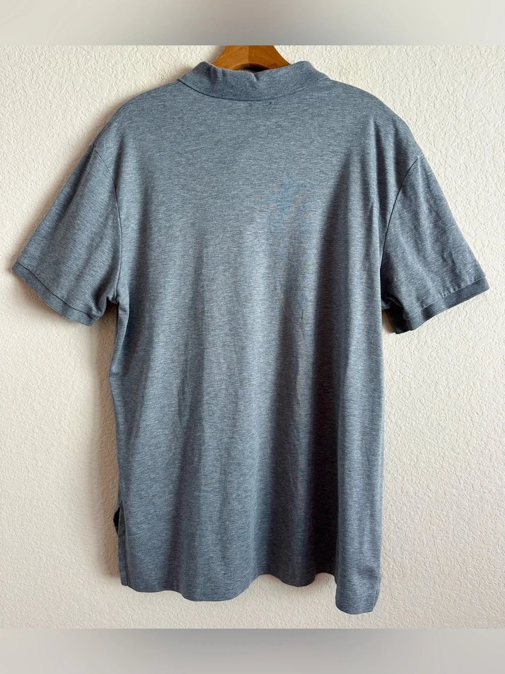 Polo Ralph Lauren Polo Shirt Men’s XL Heather Gray Classic Fit Pima Soft Cotton